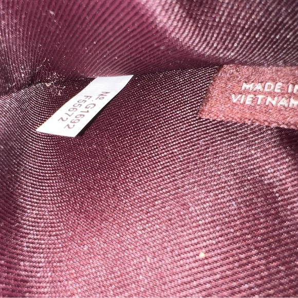 COACH Accordion Zip Wallet Oxblood Quilted Leather Gold Hardware F55672 AUTHENTC - Picture 10 of 10